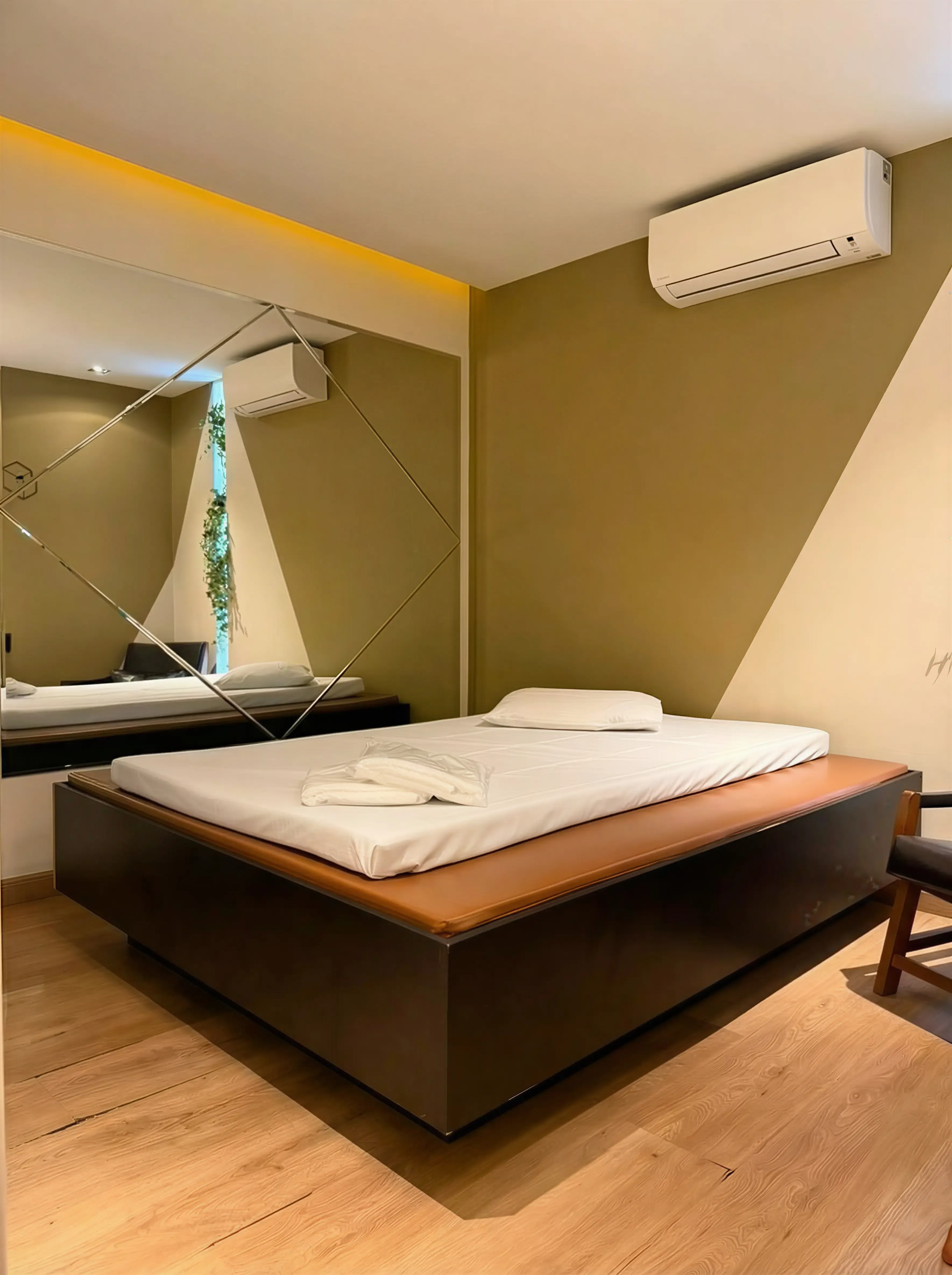 O espaço foi planejado para garantir conforto e privacidade.