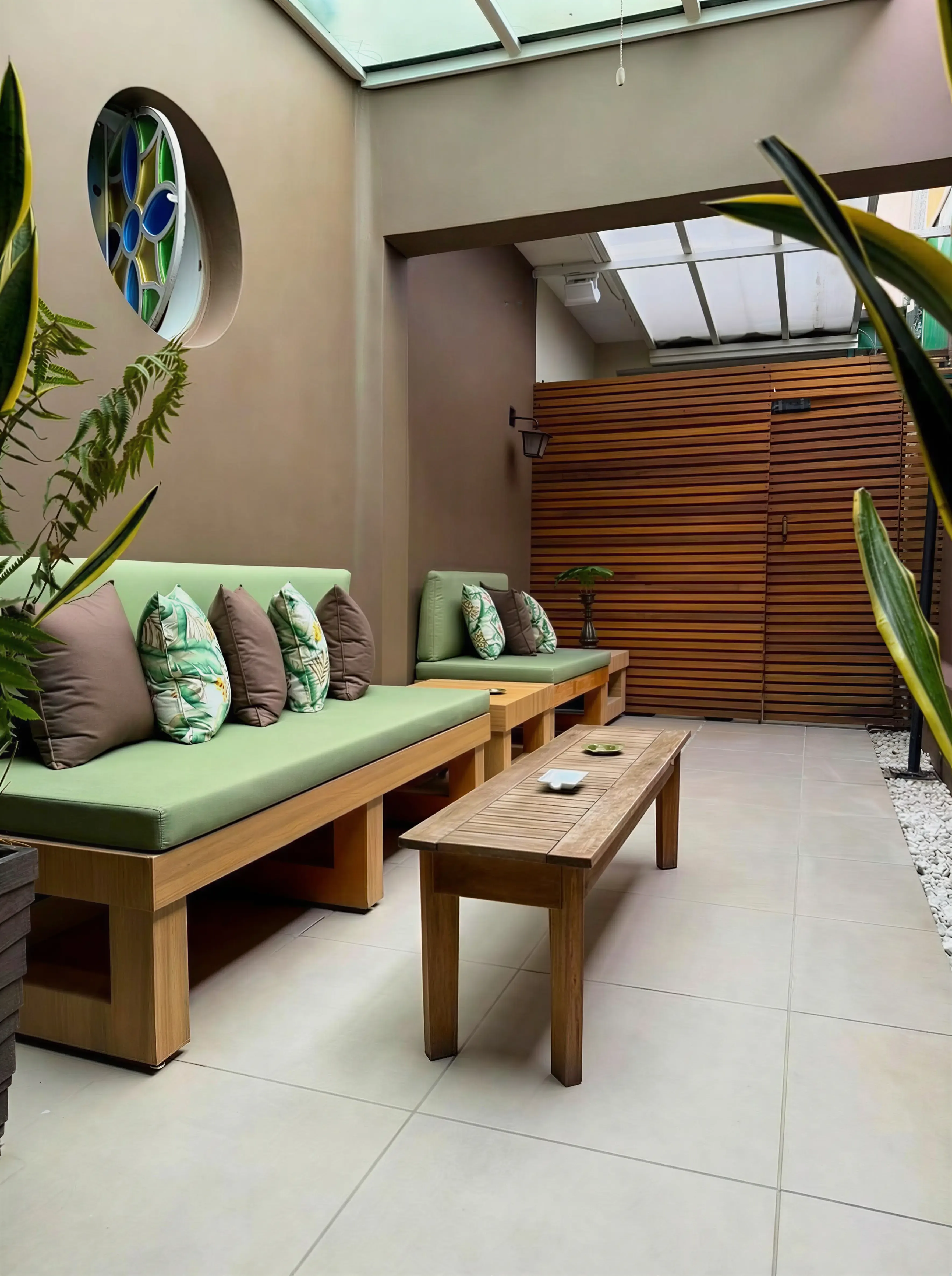 O espaço foi planejado para garantir conforto e privacidade.